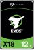 Seagate (ST12000NM000J) Exos X18 12TB HDD - 7200 RPM, SATA 6Gb/s 