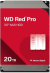 WD (WD202KFGX) Red Pro 20TB HDD - 7200 RPM, SATA 6Gb/s