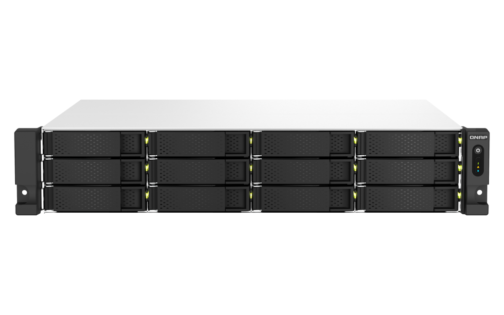 QNAP TS-1264U-RP ラックマウントNAS TS-1264U-RP-8G-US