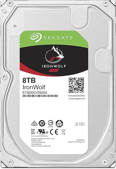 Seagate IronWolf 8TB SATA HDD (ST8000VN004)