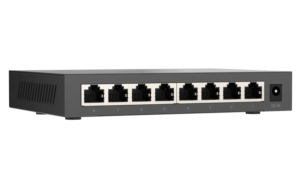 QNAP　8ポート アンマネージドスイッチ　QSW-1108-8T-R2 QSW-1108-8T-R2-US