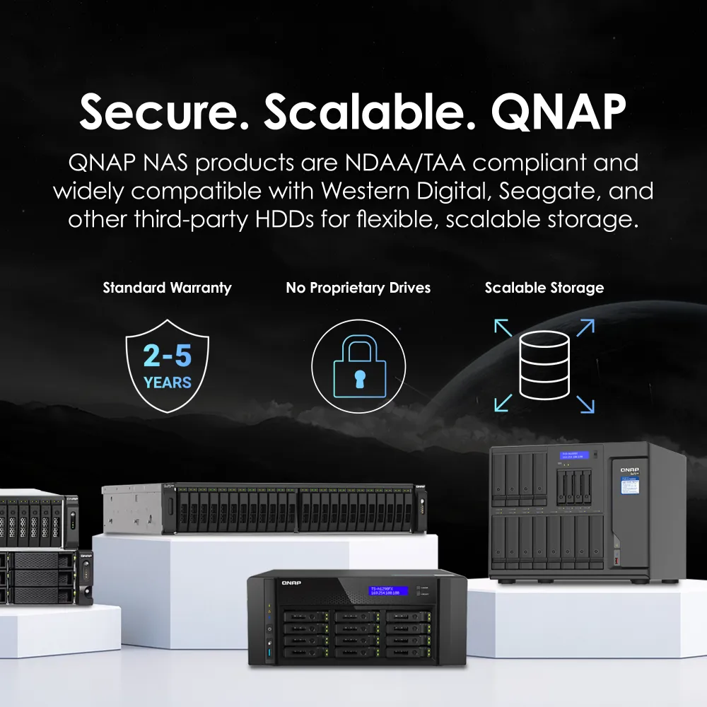 QNAP NAS TS-433 Western Digital 4TB HDD TS-433 | Build a personal