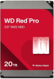 WD (WD202KFGX) Red Pro 20TB HDD - 7200 RPM, SATA 6Gb/s
