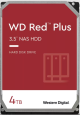 WD (WD40EFPX)  Red Plus 4TB HDD - 5400 RPM, SATA 6Gb/s 