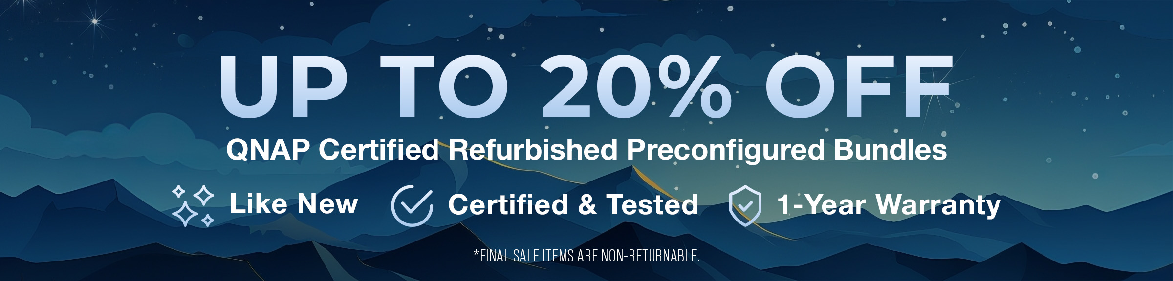 QNAP Certified Refurbished Products