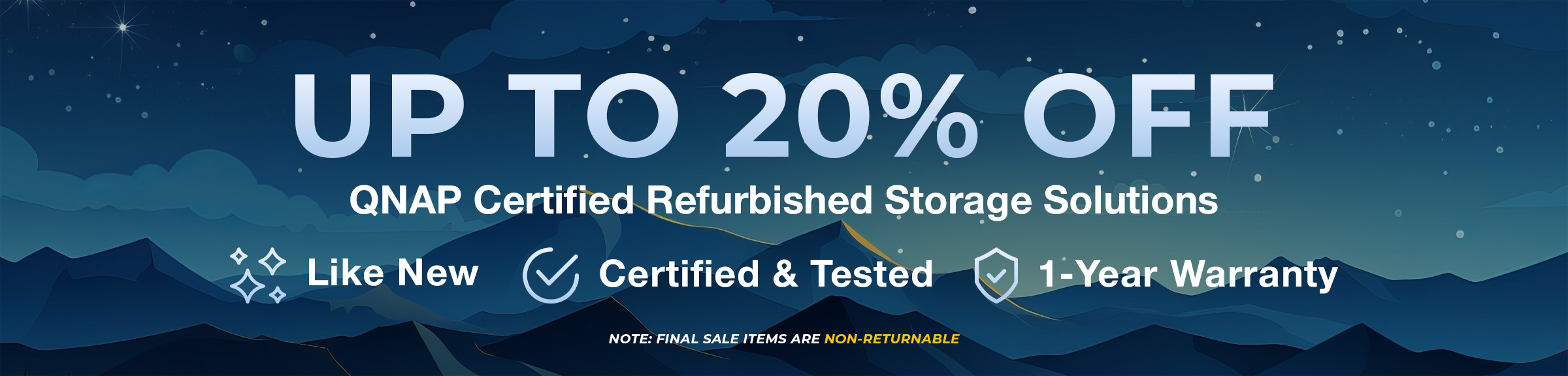 QNAP Certified Refurbished Products